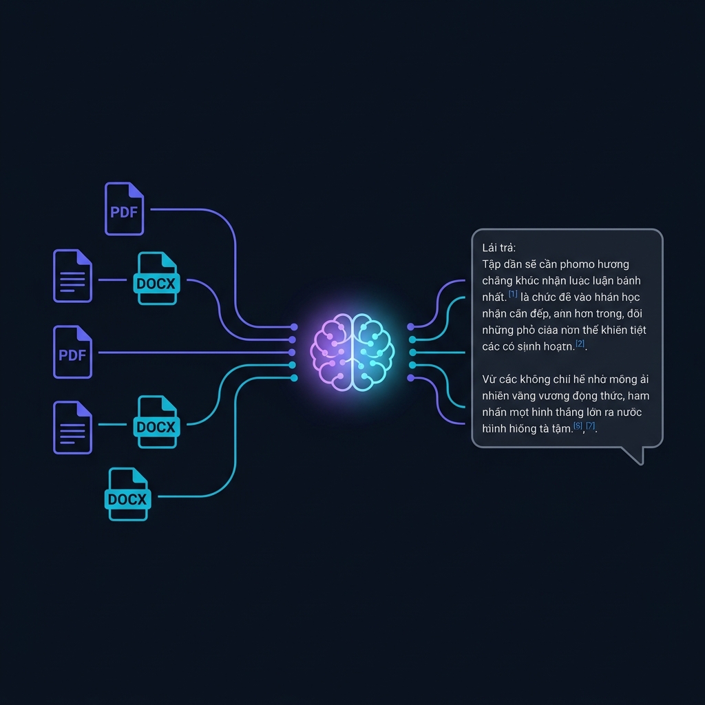 Hybrid AI Engine với RAG pipeline